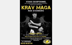 STAGE KRAV MAGA DIRIGE PAR L'EXPERT ISRAELIEN RAN STEINBERG