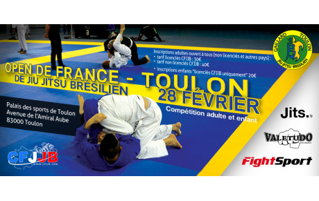 OPEN DE FRANCE DE JIU JITSU BRESILIEN 2016