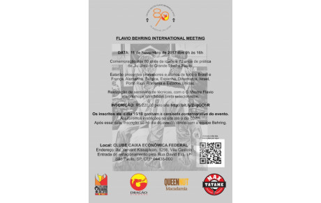 MEETING INTERNATIONAL BEHRING JIU JITSU NOVEMBRE 2017 AU BRESIL 