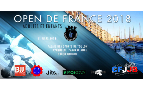 OPEN FRANCE DE JIU-JITSU BRESILIEN 2018