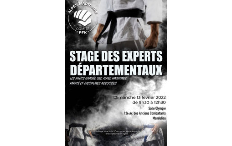 STAGE PLURIDISCIPLINAIRE FFK EXPERTS DEPARTEMENTAUX